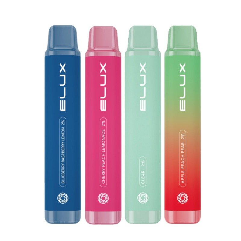 Elux Pro 600 Puffs Disposable Vape Pod Box of 10 - Wolfvapes.co.uk-Peach Blueberry Candy