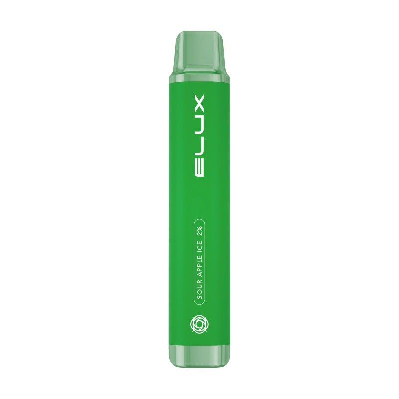 Elux Pro 600 Puffs Disposable Vape Pod Box of 10 - Wolfvapes.co.uk-Sour Apple Ice