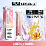 ENE Crystal Legend 4000 Disposable Vape Pod Kit Box of 10 - Wolfvapes.co.uk-Energy Drink