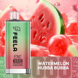 Feela ENE/Elux 10000 Disposable Vape Puff Pod Box of 10 - Wolfvapes.co.uk-Watermelon Hubba Bubba