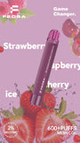 Feoba 600 Disposable Vape Puff Bar Pod Kit - Wolfvapes.co.uk-Strawberry Raspberry Cherry Ice