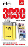 FiFi Crystal Pod 3000 Puffs Disposable Vape Pod 5 in 1 - Wolfvapes.co.uk-Pink Edition