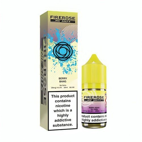 Firerose 5000 10ml Nic Salts E-liquids Box of 10 - Wolfvapes.co.uk-Berry Bang