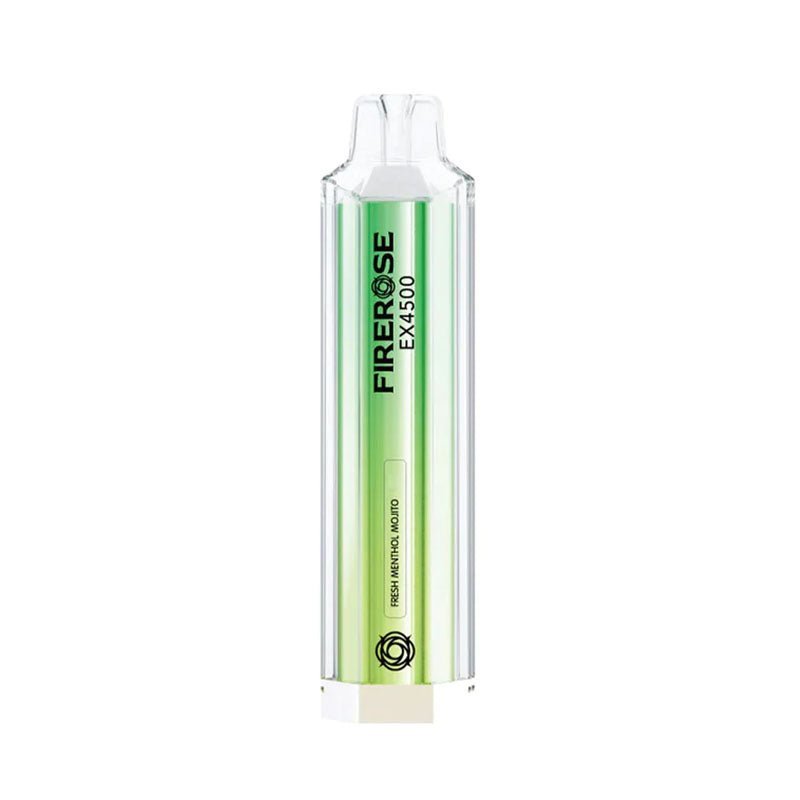 Firerose EX4500 Disposable Vape Pod - Box of 10 - Wolfvapes.co.uk-Fresh Menthol Mojito