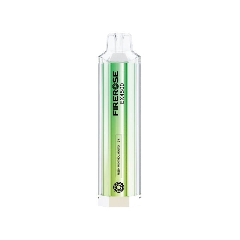 Firerose EX4500 Disposable Vape Puff Pod Device - Wolfvapes.co.uk-Fresh Menthol Mojito