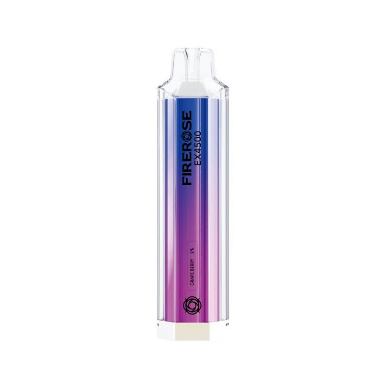 Firerose EX4500 Disposable Vape Puff Pod Device - Wolfvapes.co.uk-Grape Berry