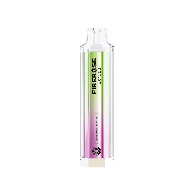 Firerose EX4500 Disposable Vape Puff Pod Device - Wolfvapes.co.uk-Grape Gummy Bear