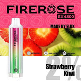 Firerose EX4500 Disposable Vape Puff Pod Device - Wolfvapes.co.uk-Strawberry Kiwi