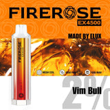 Firerose EX4500 Disposable Vape Puff Pod Device - Wolfvapes.co.uk-Vim Bull