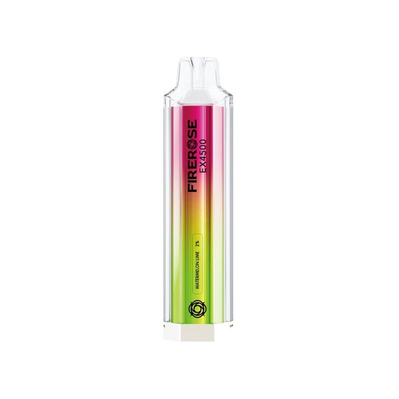 Firerose EX4500 Disposable Vape Puff Pod Device - Wolfvapes.co.uk-Watermelon Lime