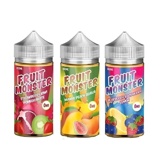 Fruit Monster 100ml Shortfill - Wolfvapes.co.uk-Blueberry Raspberry Lemon