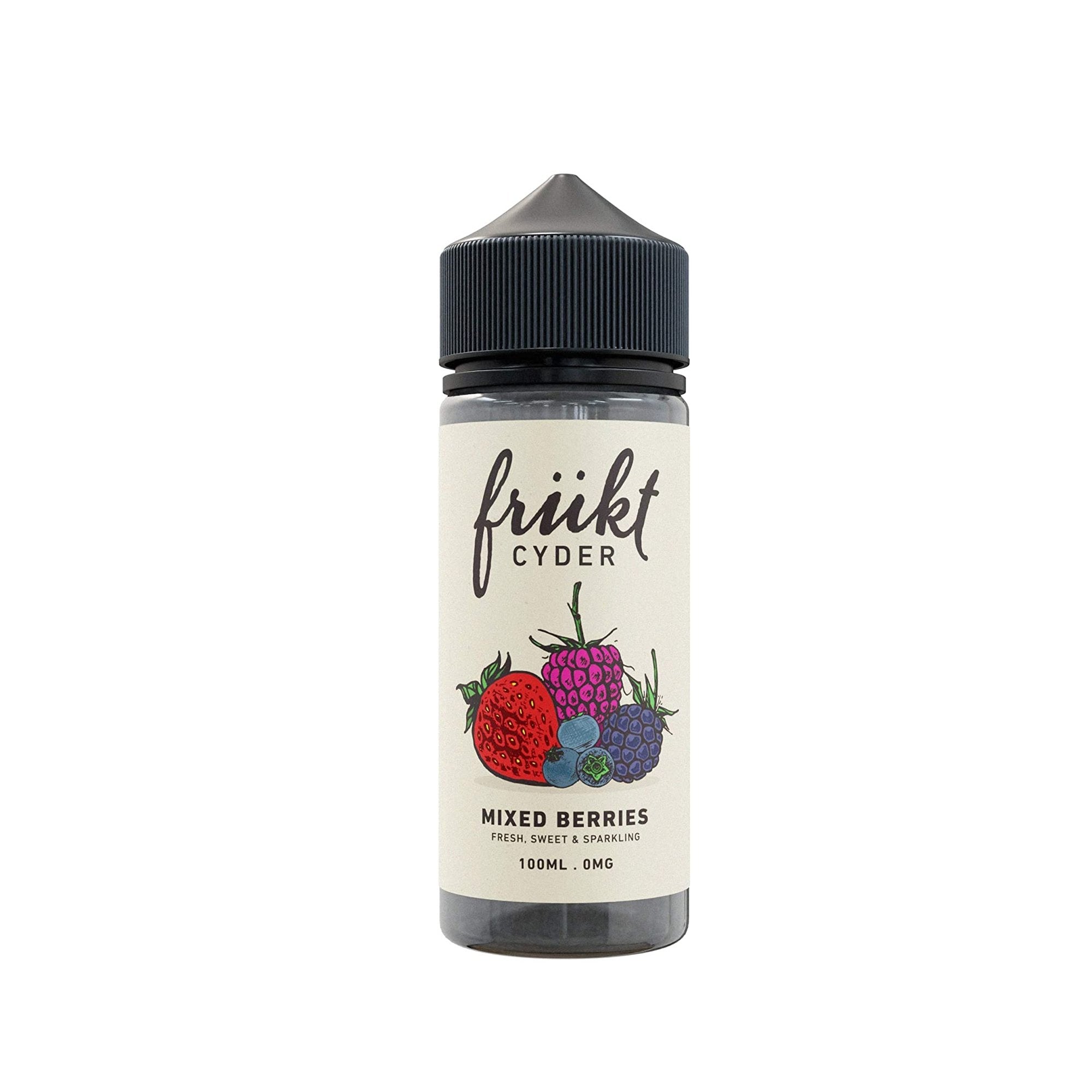 FRUKT CYDER E LIQUID 100ML | 0mg | Wolfvapes - Wolfvapes.co.uk-Mixed Berries