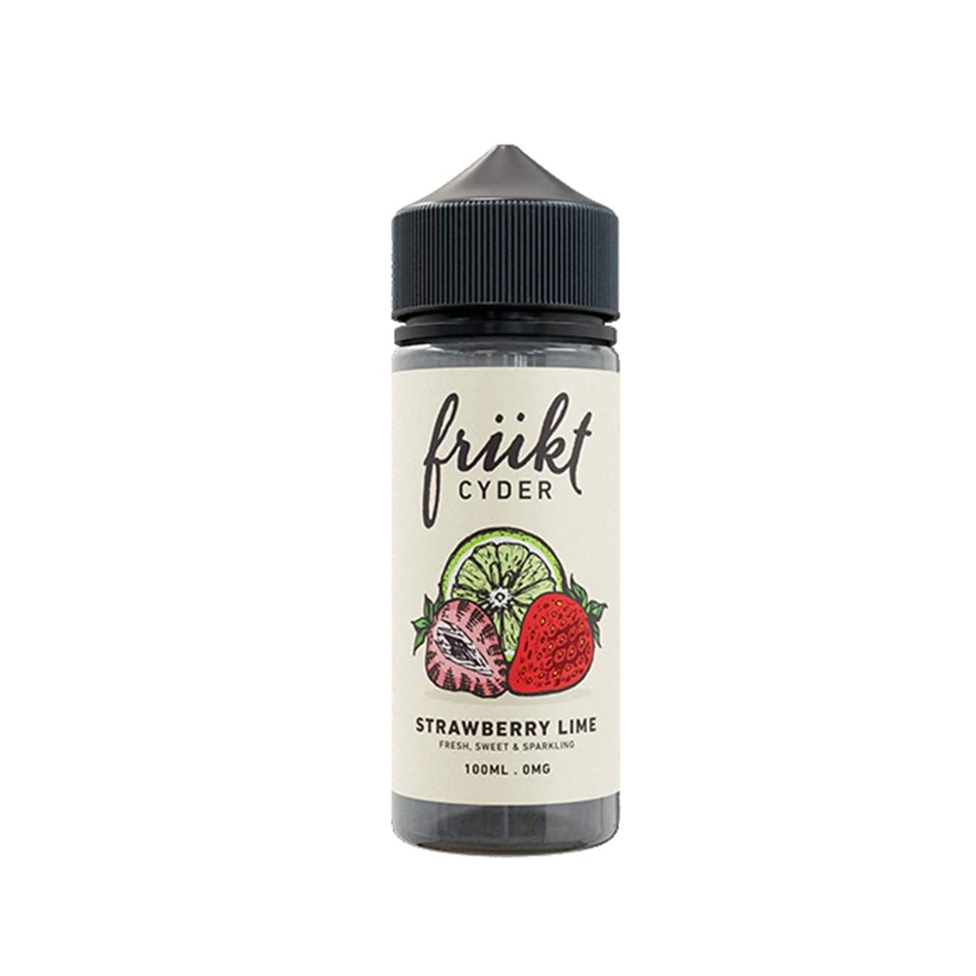 FRUKT CYDER E LIQUID 100ML | 0mg | Wolfvapes - Wolfvapes.co.uk-Strawberry Lime