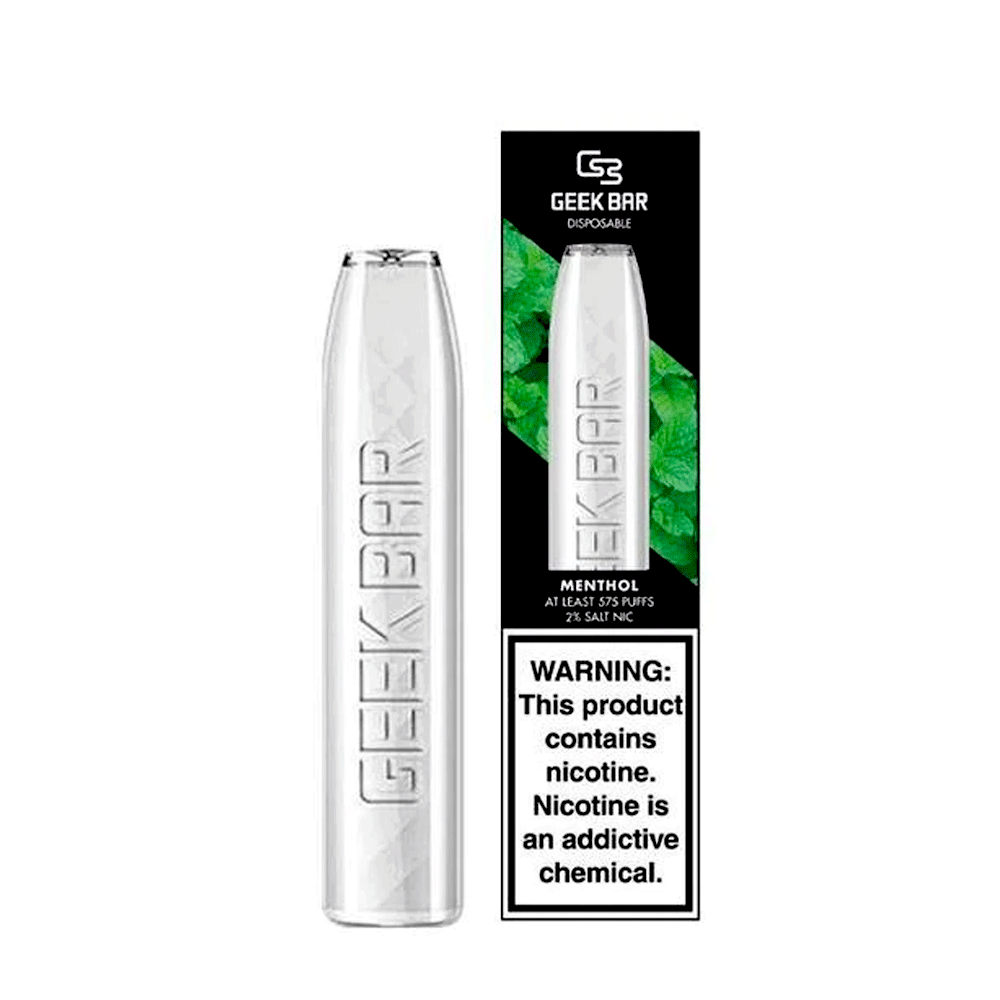 Geek Bar Disposable by GeekVape | 20MG Pack of 10 | Wolfvapes - Wolfvapes.co.uk-MENTHOL