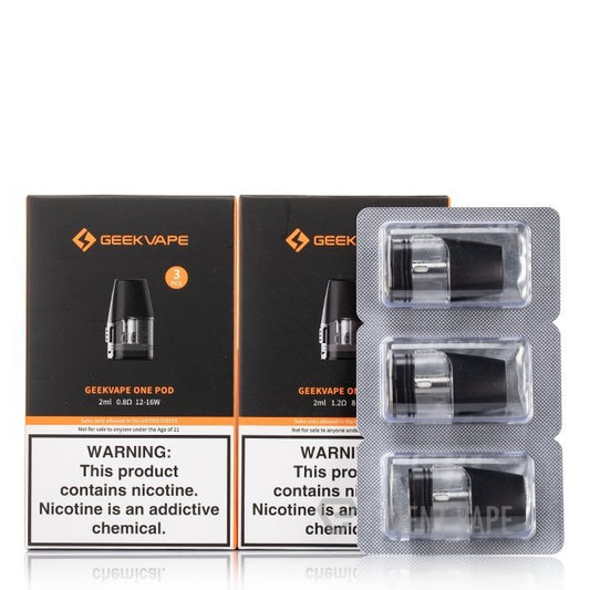 GeekVape Aegis One Pods 2ML-Pack of 3 - Wolfvapes.co.uk-1.2ohm