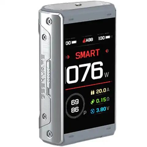 Geekvape Aegis T200 Box Mod - Wolfvapes.co.uk-Silver