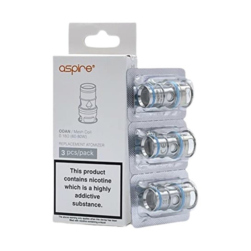 Genuine Aspire ODAN Coils | 3 Pack | Wolfvapes - Wolfvapes.co.uk-0.18Ohm