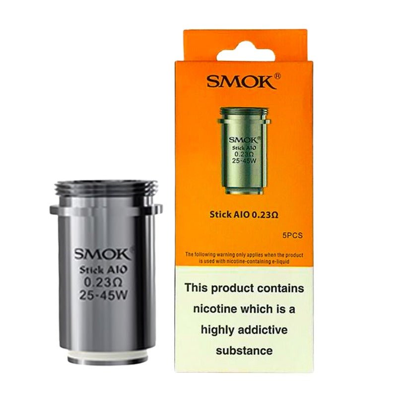 Genuine Smok Stick AIO Coils | 5 Pack | Wolfvapes - Wolfvapes.co.uk-0.23 OHM