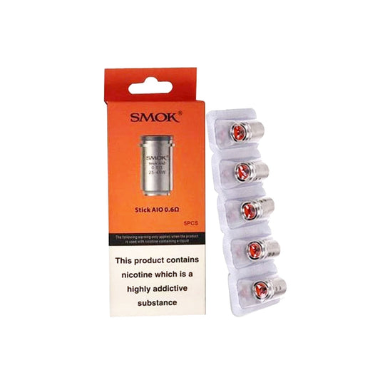 Genuine Smok Stick AIO Coils | 5 Pack | Wolfvapes - Wolfvapes.co.uk-0.23 OHM