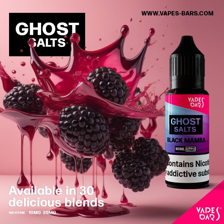 GHOT 3500 Nic Salts 10ml - Box of 10 - Wolfvapes.co.uk-Black Mamba