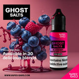 GHOT 3500 Nic Salts 10ml - Box of 10 - Wolfvapes.co.uk-Blueberry Cherry Cranberry