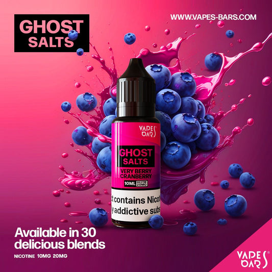 GHOT 3500 Nic Salts 10ml - Box of 10 - Wolfvapes.co.uk-Very Bery Cranberry