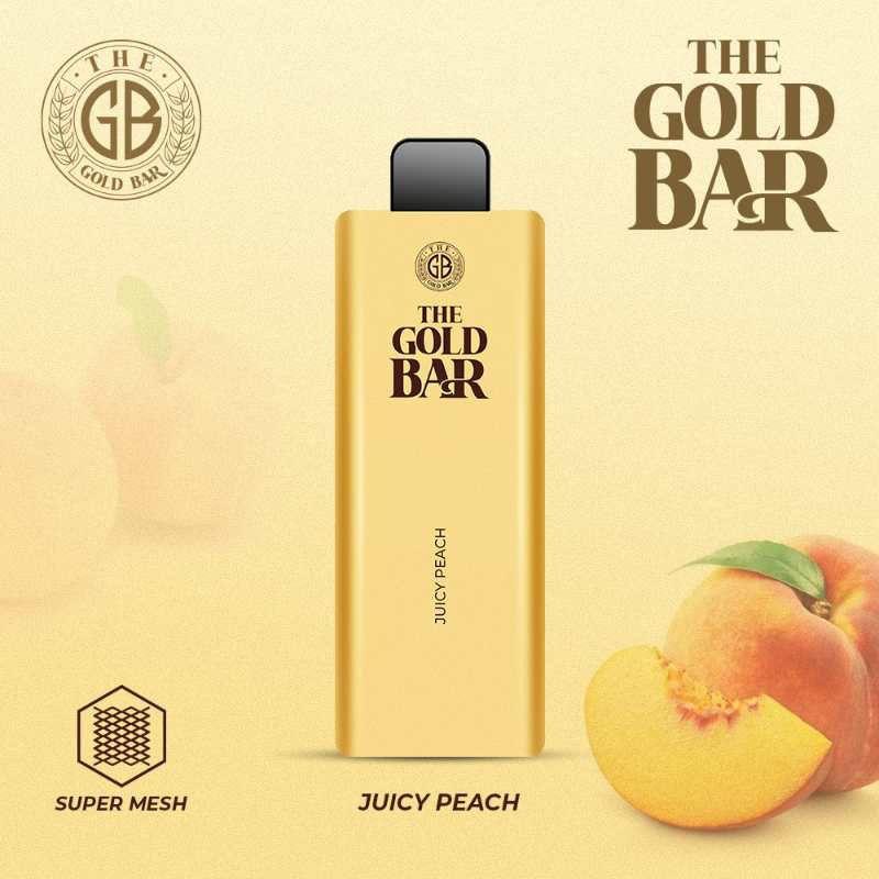 Gold Bar 4500 Disposable Vape Puff Bar Pod Box of 10 - Wolfvapes.co.uk-Strawberry Cherry Cranberry