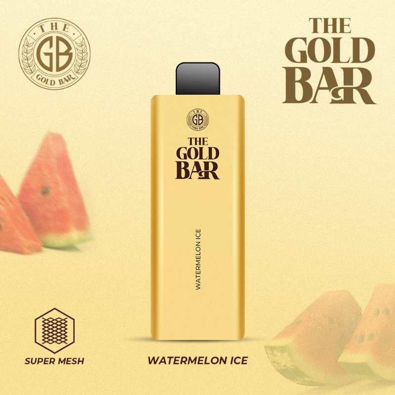 Gold Bar 4500 Disposable Vape Puff Bar Pod Box of 10 - Wolfvapes.co.uk-Strawberry Cherry Cranberry