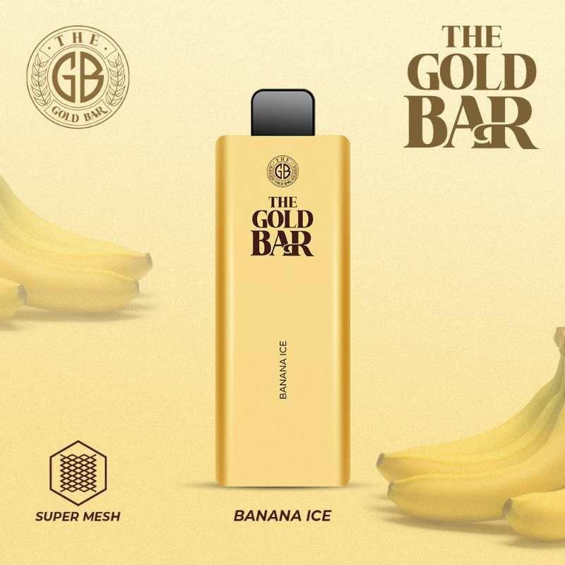 Gold Bar 4500 Disposable Vape Puff Bar Pod Box of 10 - Wolfvapes.co.uk-Strawberry Cherry Cranberry