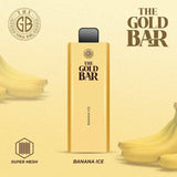 Gold Bar 4500 Disposable Vape Puff Bar Pod Device - Wolfvapes.co.uk-Banana Ice