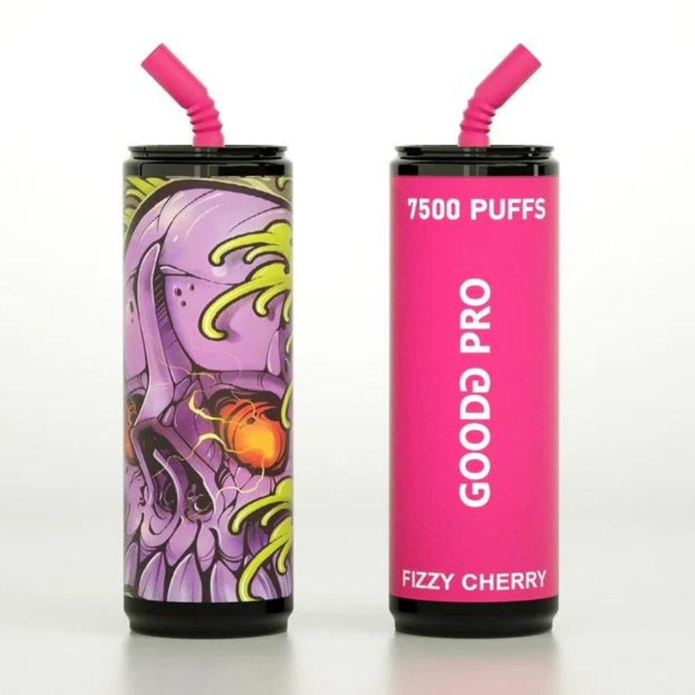 Good Pro 7500 Disposable Vape Puff Pod Box of 10 - Wolfvapes.co.uk-Fizzy Cherry