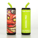 Good Pro 7500 Disposable Vape Puff Pod Box of 10 - Wolfvapes.co.uk-Kiwi Passion Fruit Guava