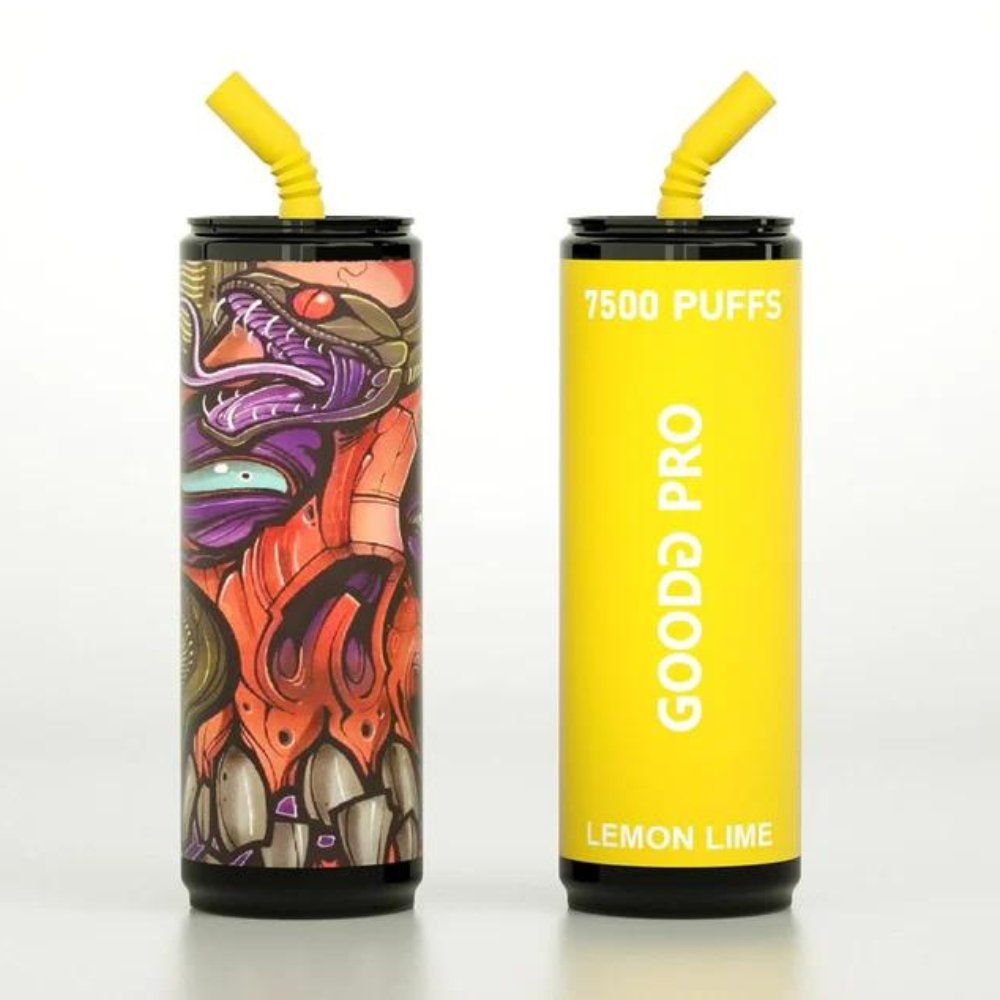 Good Pro 7500 Disposable Vape Puff Pod Device - Wolfvapes.co.uk-Lemon Lime