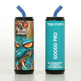 GoodG Pro 7500 Disposable Vape Puff Pod Device - Wolfvapes.co.uk-Blueberry Cherry Cranberry