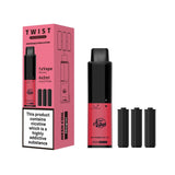 Happy Vibes TWIST 2400 Disposable Vape Pod Pen - 20mg - Wolfvapes.co.uk-Watermelon Ice