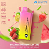 Hayati Duo Mesh 7000 Disposable Vape Puff Bar Pod Box of 10 - Wolfvapes.co.uk-Strawberry Watermelon Lime