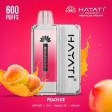 Hayati Miniature 600 Prefilled Pod Kit - Wolfvapes.co.uk-Peach Ice