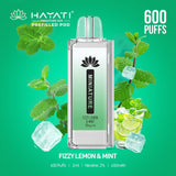 Hayati Miniature 600 Prefilled Replacement Pods - Wolfvapes.co.uk-Fizzy Lemon & Mint