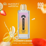 Hayati Miniature 600 Prefilled Replacement Pods - Wolfvapes.co.uk-Strawberry & Banana