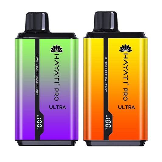 Hayati Pro Ultra 15000 Puffs Disposable Vape Pod Kit - Wolfvapes.co.uk-Blue Razz Cherry