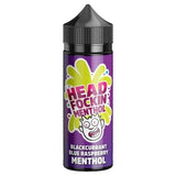 Head Fockin Menthol 100ML Shortfill - Wolfvapes.co.uk-Blackcurrant Blue Rasp.