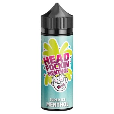 Head Fockin Menthol 100ML Shortfill - Wolfvapes.co.uk-Super Ice Menthol