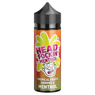 Head Fockin Menthol E-LIQUIDS Tropical Fruit Berries Menthol Head Fockin Menthol 100ml Shortfill