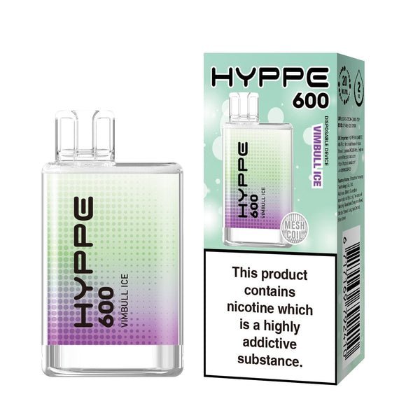 Hyppe 600 Crystal Disposable Vape Puff Pod Device - Wolfvapes.co.uk-Vimbull Ice