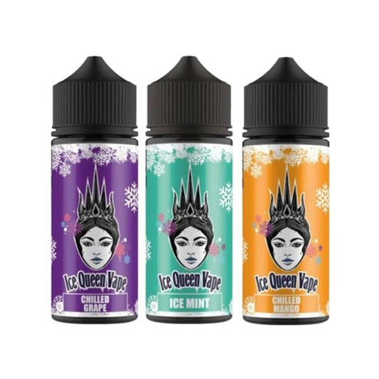 Ice Queen 100ml Shortfill - Wolfvapes.co.uk-Ice Mint