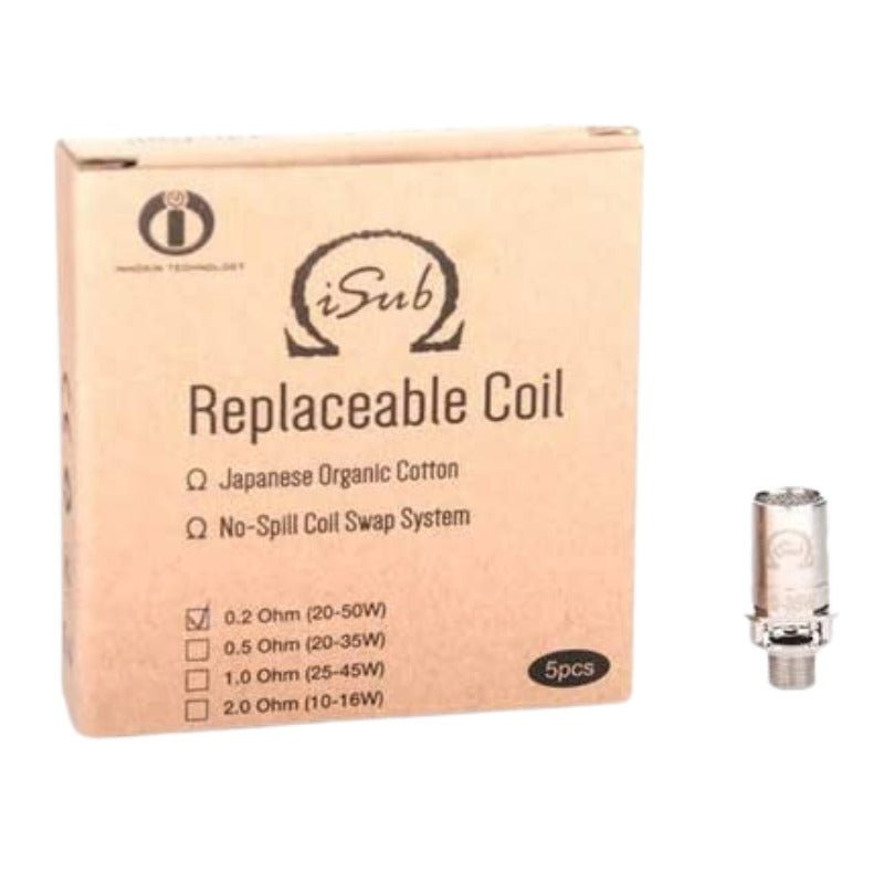 Innokin iSub Coil | 5 Pack | Wolfvapes - Wolfvapes.co.uk-0.2Ohm