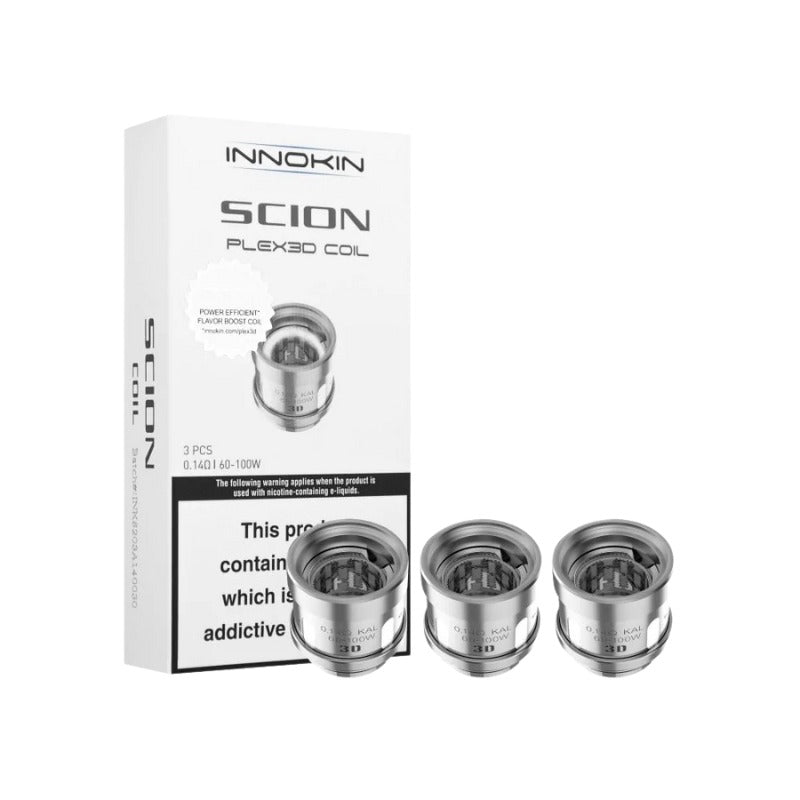 Innokin Scion Sub Ohm Tank Replacement Coils | 3 Pack | Wolfvapes - Wolfvapes.co.uk-0.14OHM