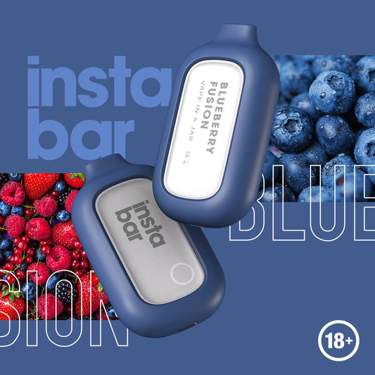 Insta Bar 5000 Disposable Vape Pod kit - Wolfvapes.co.uk-Blueberry Fusion