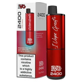 IVG 2400 Disposable Vape Pod Puff Device Box of 5 - Wolfvapes.co.uk-Fizzy Cherry