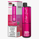 IVG 2400 Disposable Vape Pod Puff Device - Box of 5 - Wolfvapes.co.uk-Pink Edition ( 4 Mix Flavours )